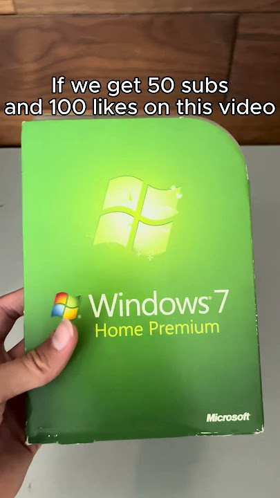 A boxed copy of Windows 7! #frutigeraero #windows #nostalgia