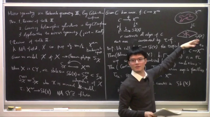Mirror symmetry via Berkovich geometry III: log Calabi-Yau surfaces  - Tony Yue Yu