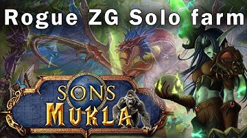 Bootybaker - Rogue SOLO ADVENTURE - ZG farm (thrash/vein/herb) - TurtleWoW