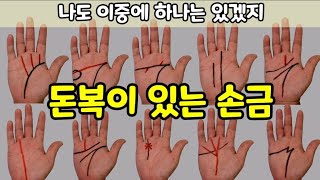 이중에 하나는 있겠지? 돈복이 있는 손금 모음