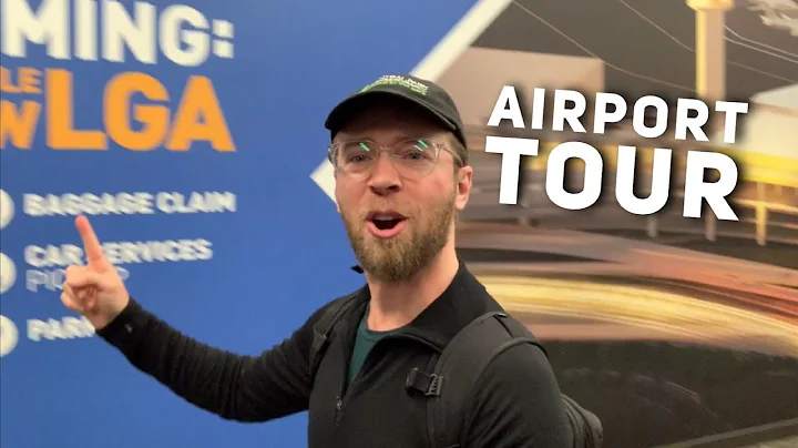 LaGuardia LGA Airport Terminal B: Brand New Renovation in New York City | Nick Gray VLOG