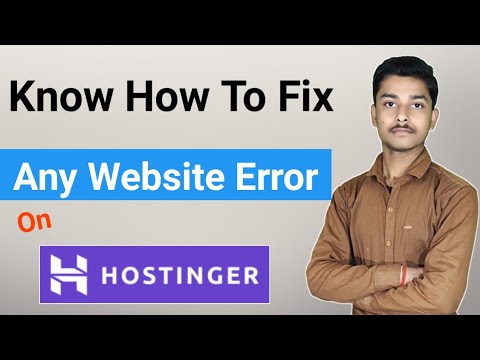 How to Solve & Fix any Error on Hostinger Domain & Hosting | किसी भी एरर /प्रॉब्लम को ठीक करे |SD