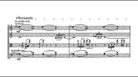 Bela Bartok - String Quartet no  4