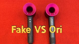 Fake Dyson VS Ori Dyson hair dryer