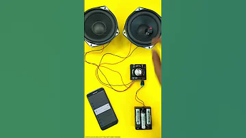 DIY Bluetooth Speaker Using ZK-1002M 100W+100W Bluetooth 5.0 Amplifier Board Stereo #shorts
