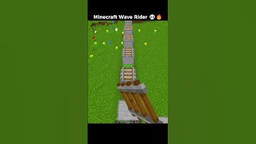 Minecraft: Wave Rider Machine 💀🔥 #minecraft #shorts #memes