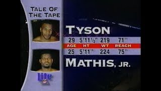 Mike Tyson Vs Buster Mathis Jr - Full Fight - 12-16-1995