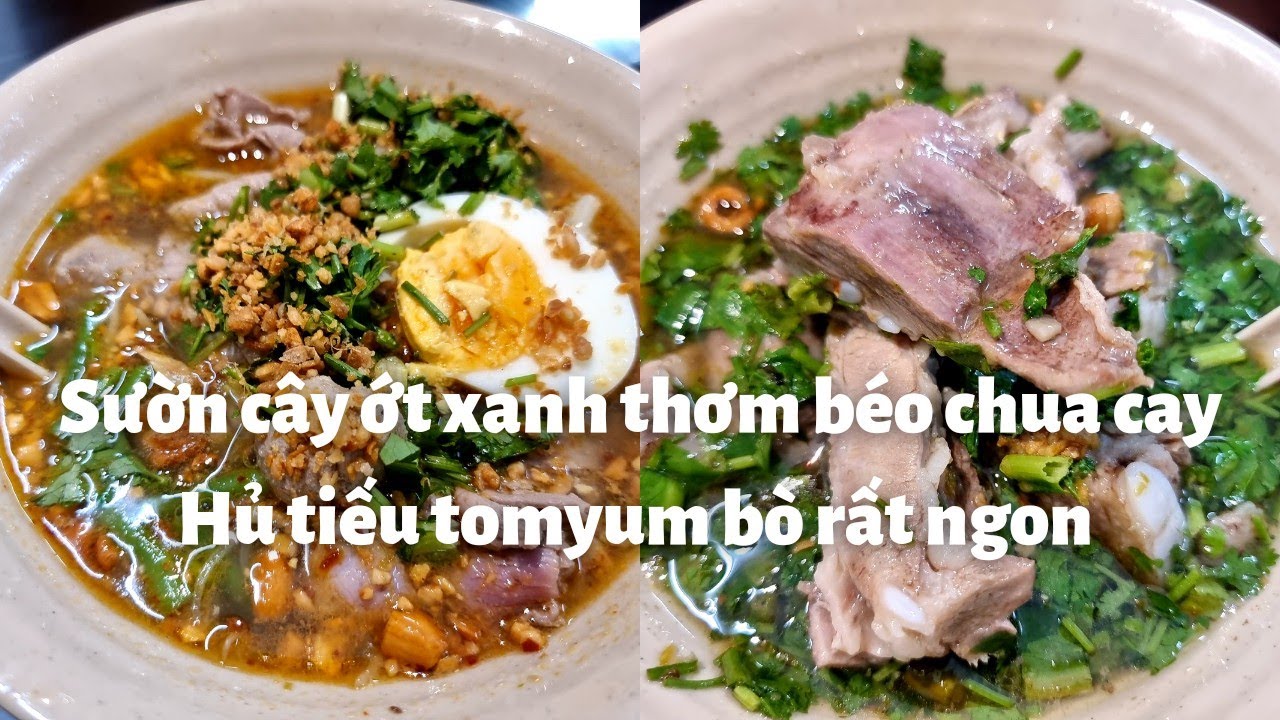 Sài Gòn, Bùi Hữu Nghĩa quận 5: Sườn cây ớt xanh béo... - youtube