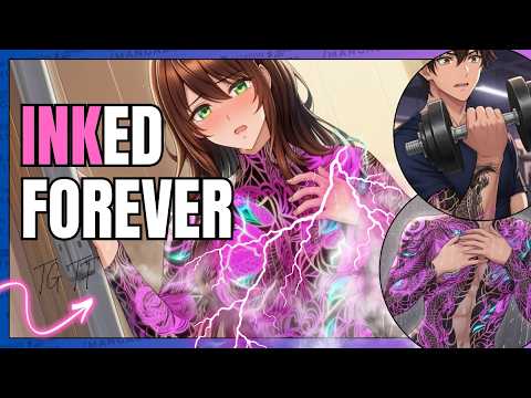 TG TF | I Tried This Weird Ink... 😱Male to Female Transformation Animation | TG TF Comic Dub