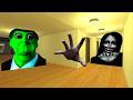 Green Obunga vs Hand And Kuchisake Onna in Liminal Hotel #gmod #nextbot