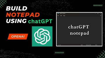 Build Notepad App using ChatGPT in 1 minute | build App free using chatGPT #openai #chatgpt #notepad
