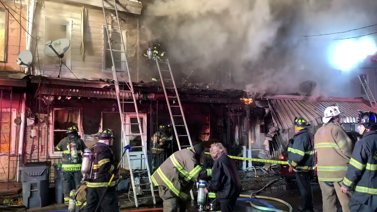 Mahanoy City House Fire 11/18/2021 YouTube