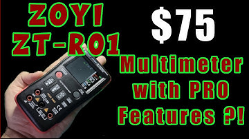 Zoyi ZT-R01: The Multimeter You Didn’t Know You Needed 🔥 Full Review + Live Tests