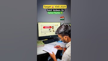 Target 🎯 Kvs 2025 : Sarkari Teachers : Motivation by Rohit Vaidwan Sir 😍 #kvs #adhyayanmantra