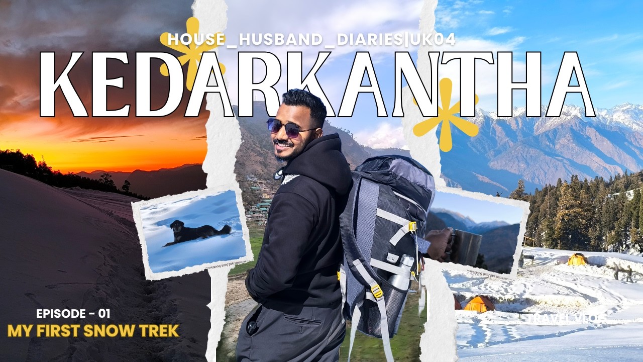 My First Snow Trek (Solo) | Kedarkantha | From Fear to Freedom #kedarkantha  #solotravel  #snowtrek