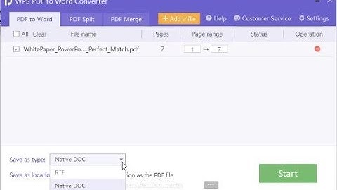 How to Convert a PDF to a Word document.