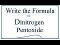 Dinitrogen Pentoxide and Chemical Prefixes