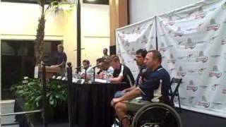 Uspro Press Conf 2009 With Us Handcyclists.wmv