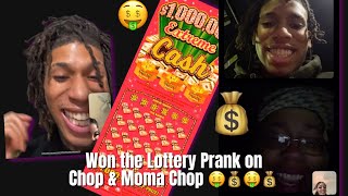 Lottery Prank on Choppa & Moma Chop (Gone Wrong) 🤣😅