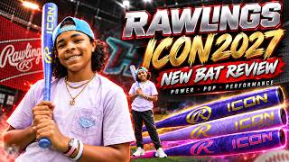 Rawlings ICON 2027 BBCOR vs USSSA 🔥 Full Bat Review & Hitting Test