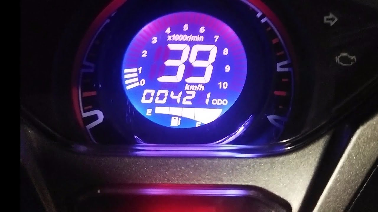 Custom Speedometer Honda Vario 110 fi YouTube