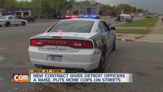 New Contract Gives Detroit Officers A Raise, Puts More Cops On Streets