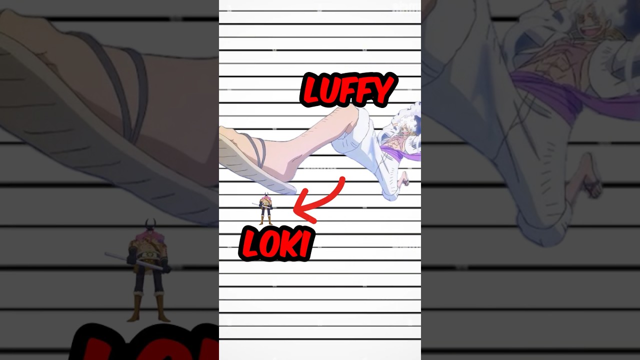 Luffy is Taller Than Loki! | 