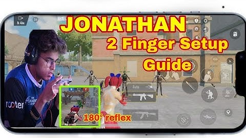 Jonathan Gaming controls guide | 2 Finger controls setup Explaination | @JONATHANGAMINGYT |