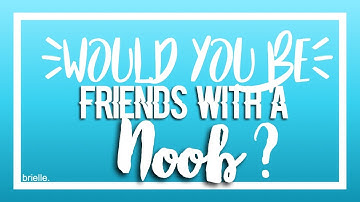 Would You Be Friends With A Noob?//Roblox social experiment