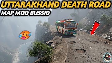 DOWNLOAD! 🔥 Uttarakhand DEATH Road Map Mod For Bus Simulator Indonesia।Bussid Mod Map 4.3.3