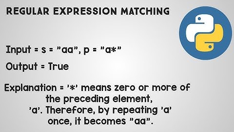 Regular Expression Matching #python #leetcode #basics