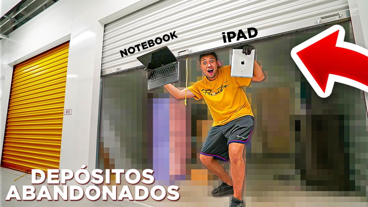 COMPREI um DEPÓSITO ABANDONADO – ACHEI IPAD NOTEBOOK e CARTÃO de CRÉDITO