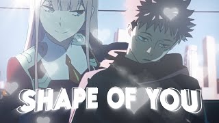 Zero two x Yuji Itadori - Shape of You [Edit/AMV] Resimi