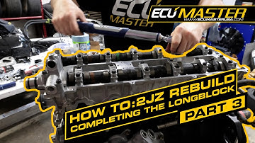 2JZ Build Part 3 - How to: Completing the Longblock | ECUMaster USA