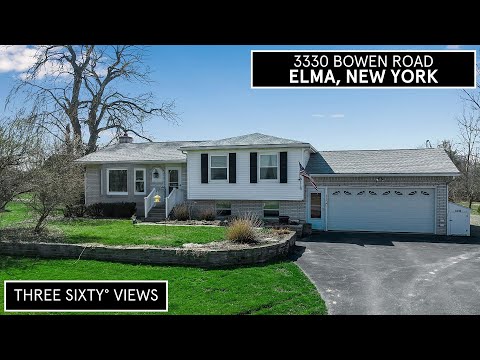 3330 Bowen Rd, Elma, NY home video tour