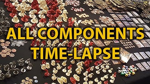 All Components Time-lapse + Storage Solution - Descent 2nd Edition: Journeys in the Dark