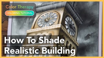 Coloring Tutorial: How to Shade A Building with Color Therapy App