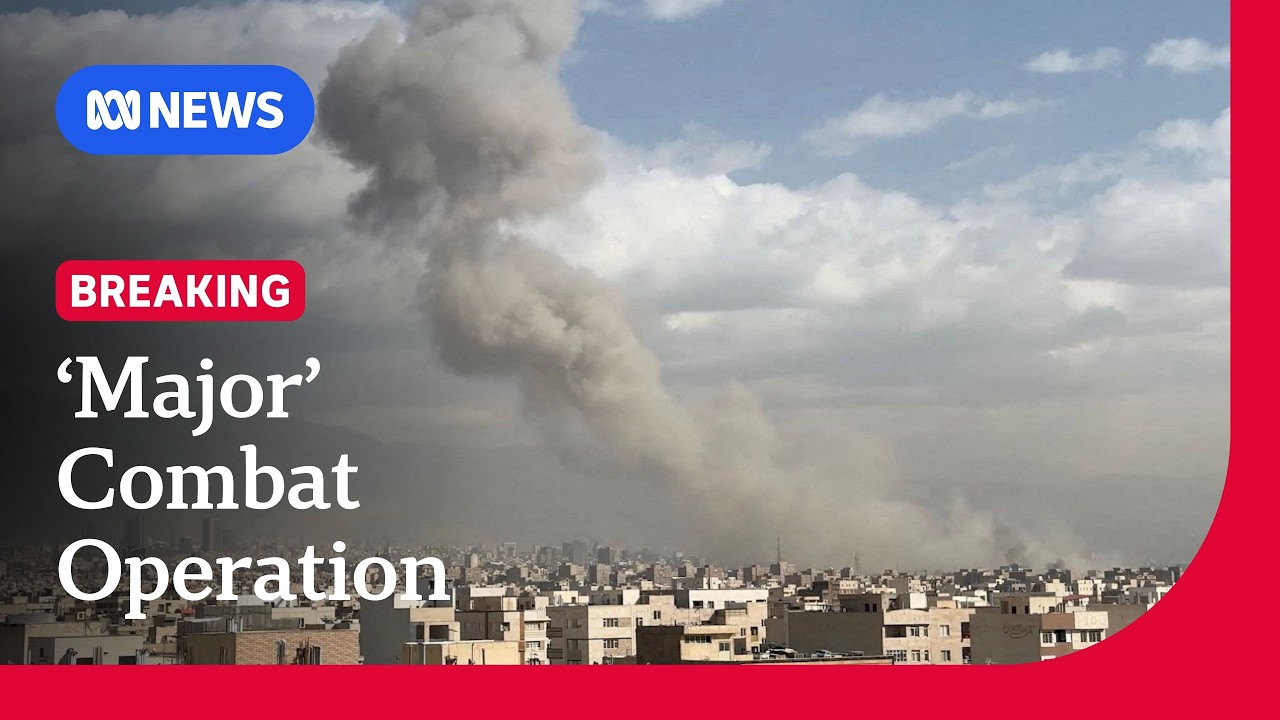 Explosions in Tehran as Israel launches strikes on Iran, with US support | ABC NEWS