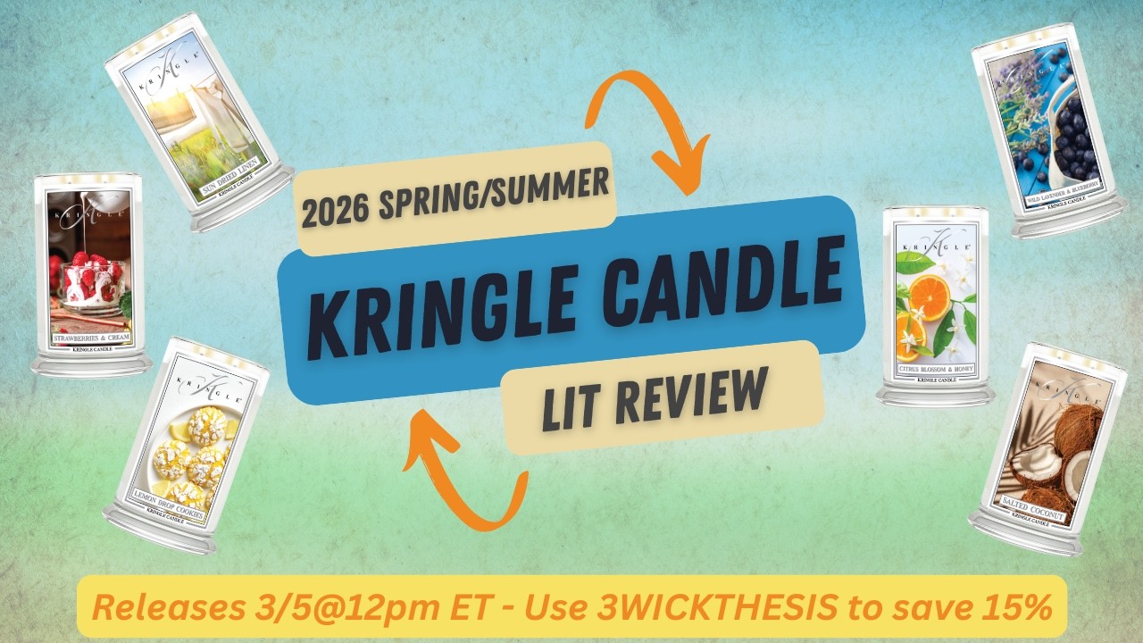 🔥📦 Обзор и распаковка весенне-летней коллекции свечей Kringle Candle 2026 года ☀️ 6 новых ароматов!
