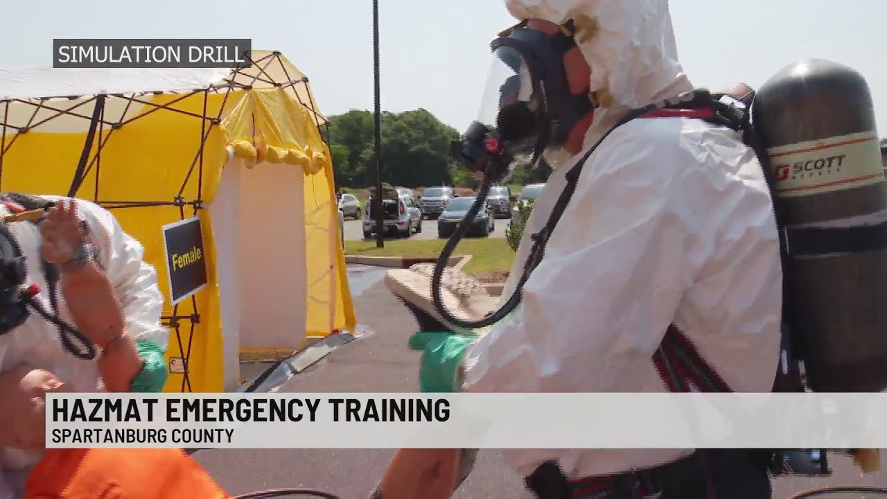 Spartanburg emergency responders prepare for a hazmat disaster in large ...