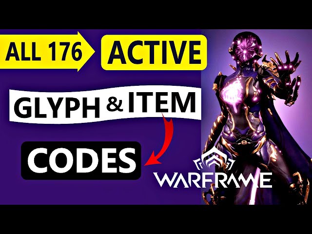 Warframe Platinum Promo Codes List for Skin, Glymph (2023)