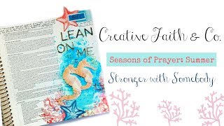 Creative Faith &amp; Co. | Seasons of Prayer Summer: Seas of Abundance | Bible Journaling: Part 1