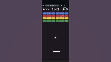 Google block breaker on phone #fun #games