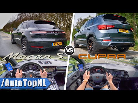 Porsche Macan S Vs Cupra Ateca | 0-230KmH Acceleration Exhaust Sound x Autobahn Pov By Autotopnl