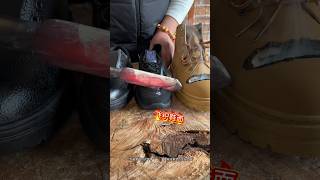 Army Boots Heat Test 🔥 #shortvideo