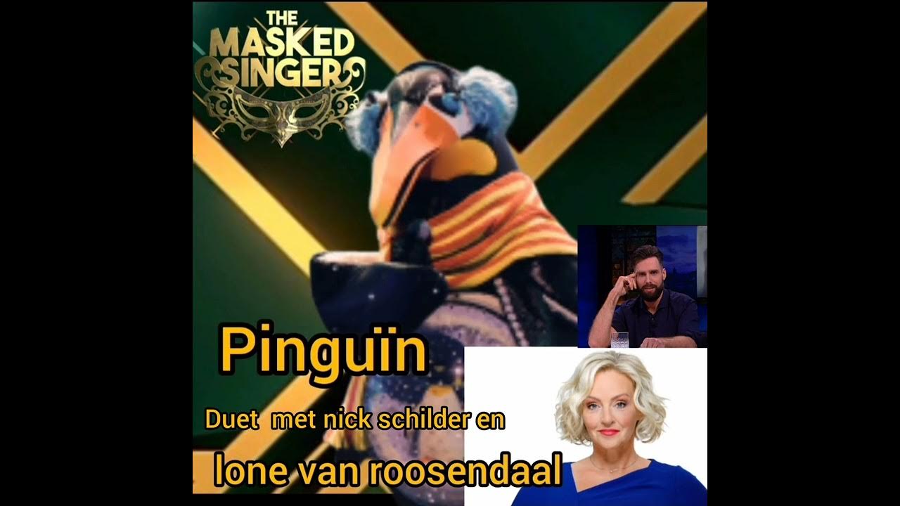 duet nick schilder vs pinguïn //you are the reason// masked singer seizoen 4 YouTube