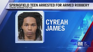 Springfield teen arrested for armed robbery of convenience store in Indian Orchard