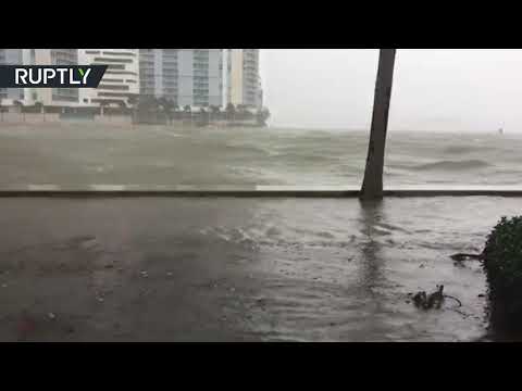 Floodwaters surge into Miami as Hurricane Irma hits Florida