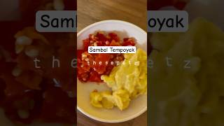 Sambal Tempoyak - Spicy chili sambal with fermented durian #durianrecipe #durianmusangking #sambal