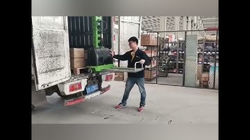 lifting stacker 500 kg 1000 kg semi full electric self loading forklift stacker